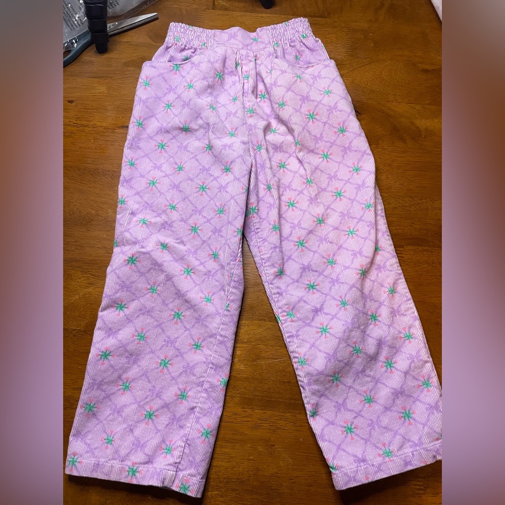 Vintage Toddler Girls Corduroy Pants Light Purple Tot Trends 4T
